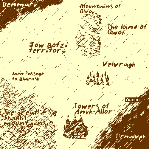 Map position for Aaron
