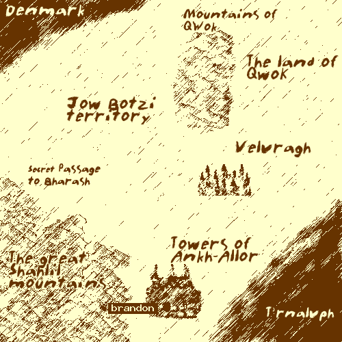 Map position for brandon